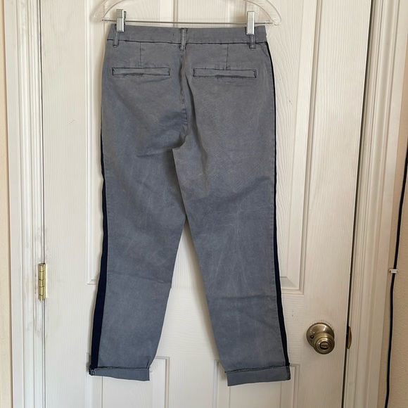 Rag Poets crop ankle raw hem folded cuff pants size 27 - Picture 3 of 10